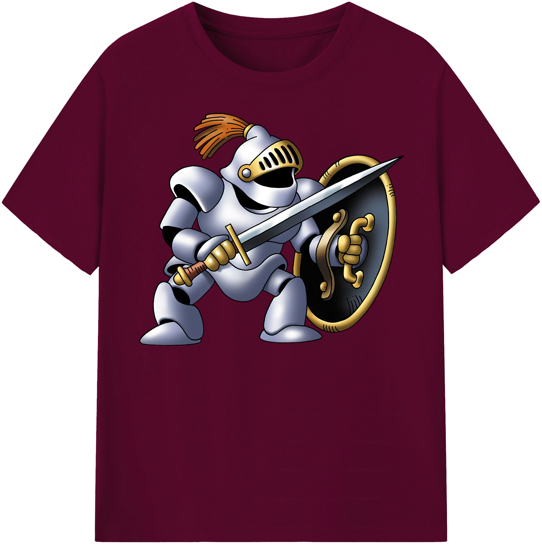 （画像用） ドラゴンクエスト Doragon Kuesuto Dragon Quest レディースカジュアルプリントTシャツ（綿100％）